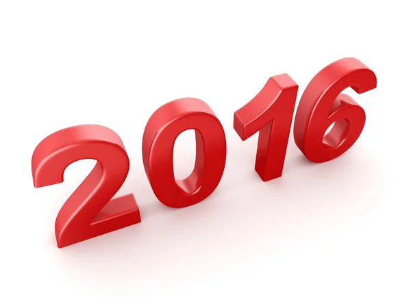 Nieuwjaarscijfers 2016 — Stockfoto