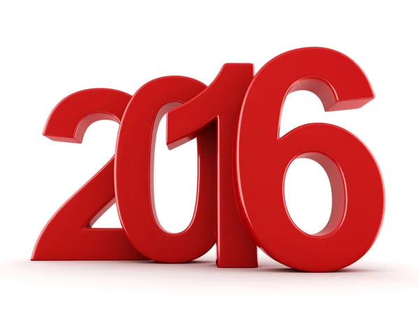 2016 ตัวเลขปีใหม่ — ภาพถ่ายสต็อก
