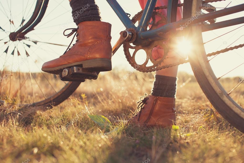 Stylish biker