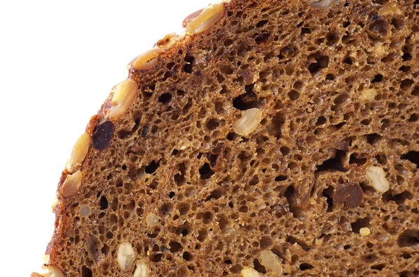 Potongan roti hitam — Stok Foto