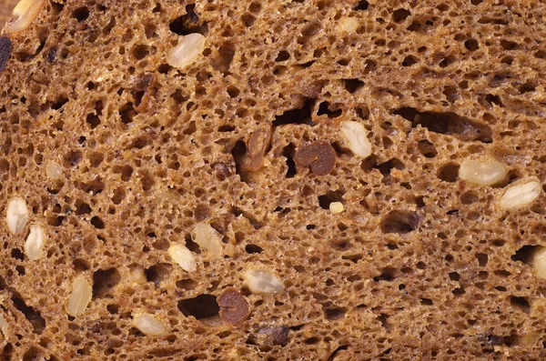 Текстура чорного хліба — стокове фото