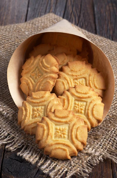 Shortbread Cookies hausgemacht — Stockfoto