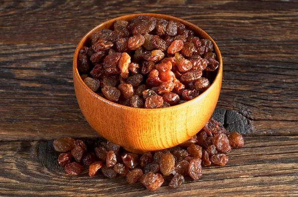 Raisins in the bowl — Stock Photo, Image