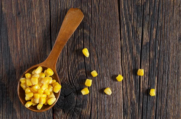 Grano de maíz enlatado — Foto de Stock