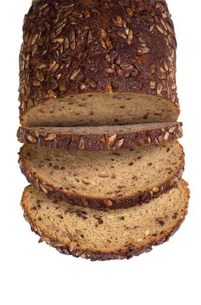 種子とスライスされたパン — ストック写真