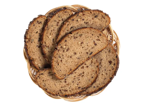 Φέτες ψωμί με τους σπόρους — Φωτογραφία Αρχείου
