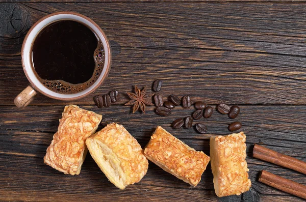 Coffee with cookies — Stock Photo, Image