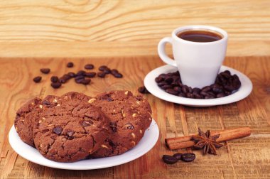 kahve ve çip Çerezler 