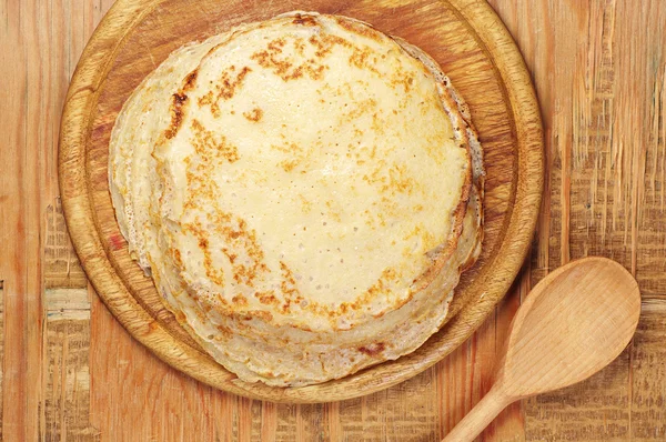 Stapel av pannkakor — Stockfoto