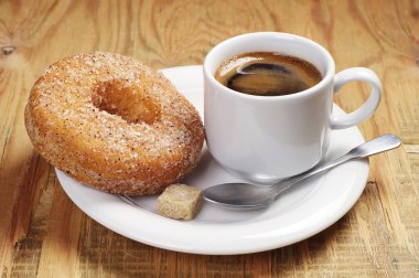Kahve ve donut Kahvaltı