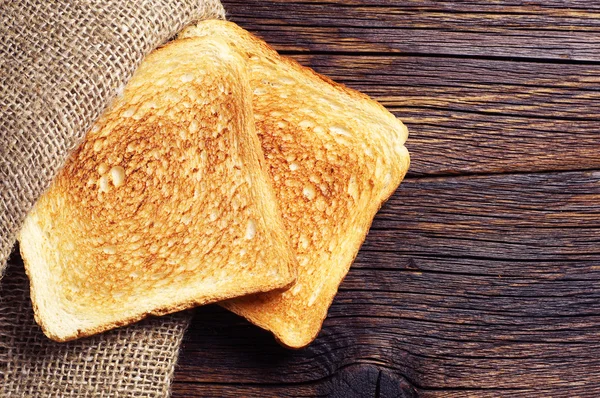 Kavrulmuş tost ekmeği — Stok fotoğraf