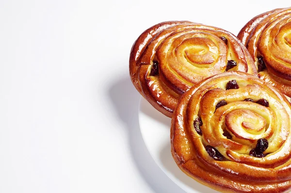 Buns with raisins — Stock Photo, Image