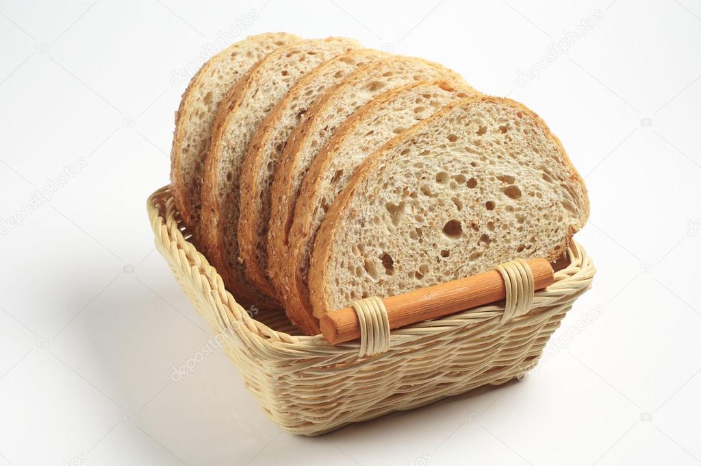 Bread with wheat bran
