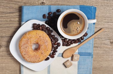 Kahve ve donut Kahvaltı