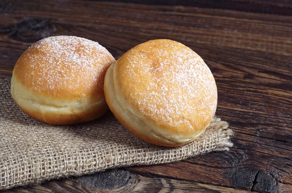 Dos rosquillas berlinesas — Foto de Stock