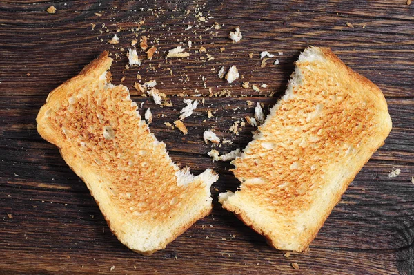 Rebanadas de pan tostado — Foto de Stock