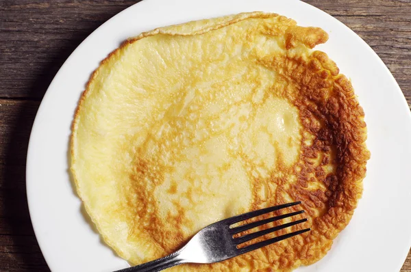 Fried pancakes closeup — Stock Photo, Image