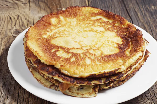 Fresh fried pancakes — Stock Photo, Image