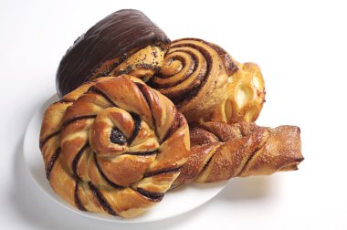 Çeşitli tatlı çörekler