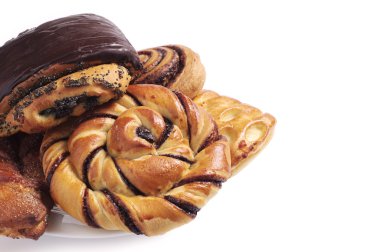 Çeşitli tatlı çörekler