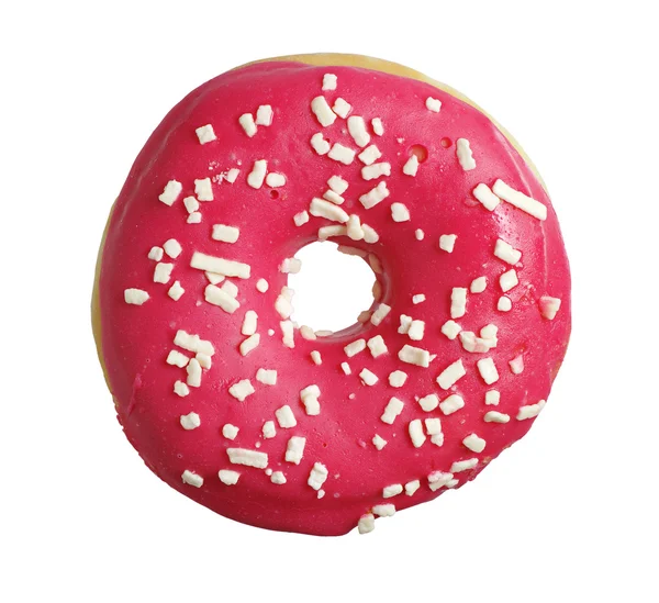 Donut med strawberry icing — Stockfoto