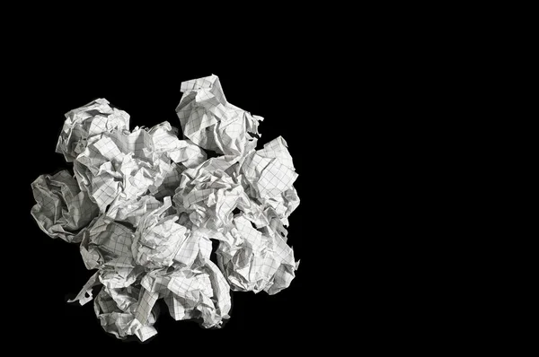 Crumpled paper balls — Stock Photo, Image