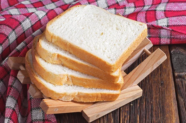 Kromki chleba toastowego — Zdjęcie stockowe