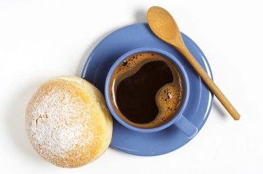 Tatlı çörek ile kahve