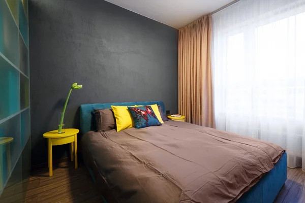İç - modern yatak odası