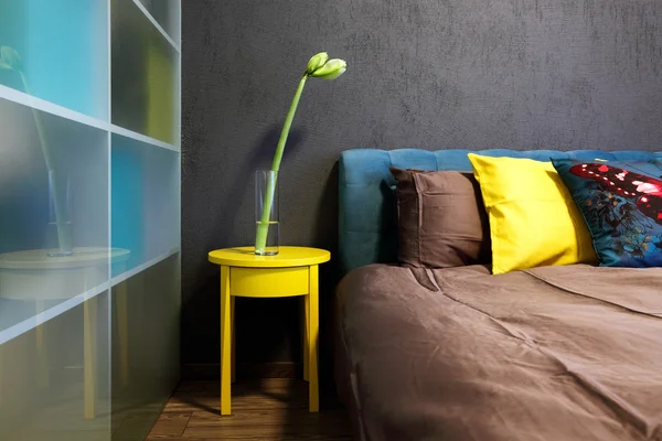 Interior - detail of modern bedroom — Stock Photo, Image