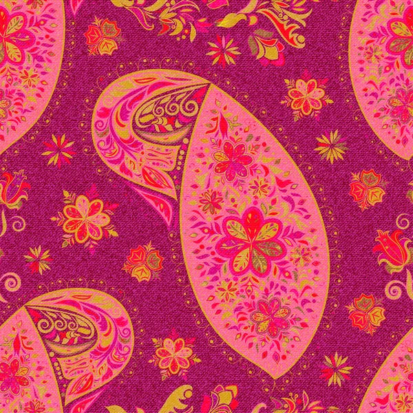 Εκλεκτής ποιότητας floral μοτίβο Paisley εθνοτικές ομοιογενές φόντο. — Διανυσματικό Αρχείο