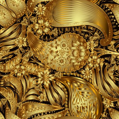 Klasik çiçek motifi. Etnik, pürüzsüz bir geçmişi var. Soyut dantel deseni. Renkleri, kusursuz bir şekilde kaybetmeden düzenleme yeteneği. El çizimi renkli duvar kağıdı.