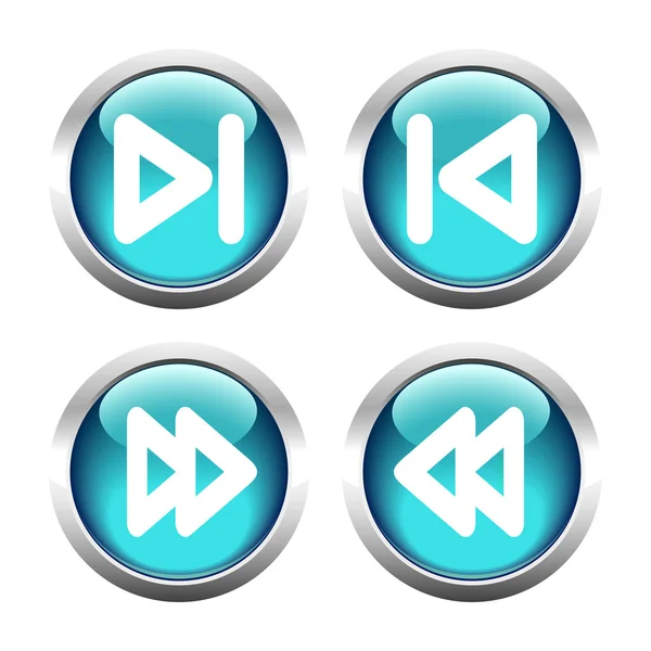 Set of buttons for web, arrow. — Stock Vector