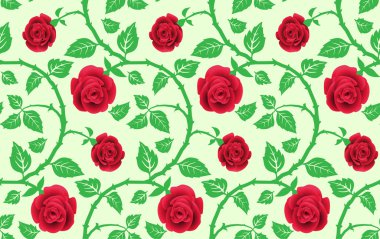 Sorunsuz doku, çiçek gül.