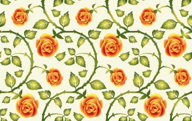 Sorunsuz doku, çiçek gül.