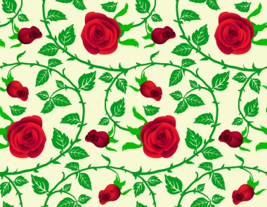 Sorunsuz doku, floral Tema.