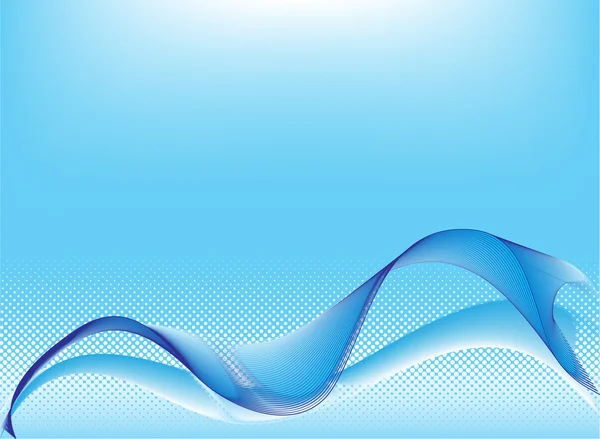 Abstract wave background. Vector. — Stock Vector