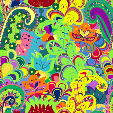 Sorunsuz süsleme etnik köken. Soyut desen. EPS-8 ve