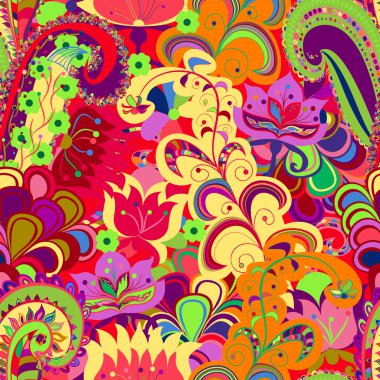 Sorunsuz süsleme etnik köken. Soyut desen. EPS-8 ve