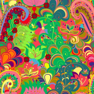 Sorunsuz süsleme etnik köken. Soyut desen. EPS-8 ve