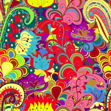 Sorunsuz süsleme etnik köken. Soyut desen. EPS-8 ve