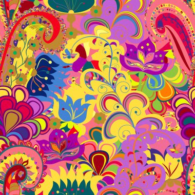 Sorunsuz süsleme etnik köken. Soyut desen. EPS-8 ve