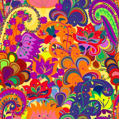 Sorunsuz süsleme etnik köken. Soyut desen. EPS-8 ve