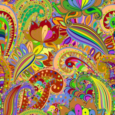 Sorunsuz süsleme etnik köken. 