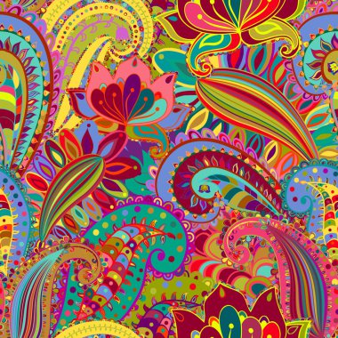 Sorunsuz süsleme etnik köken. 