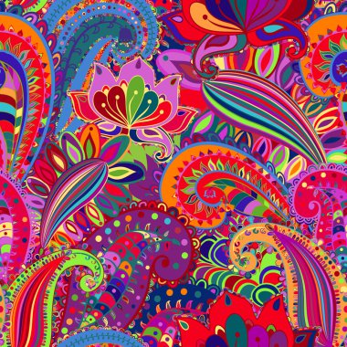 Sorunsuz süsleme etnik köken. 