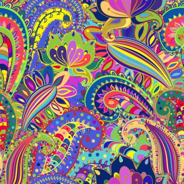 Sorunsuz süsleme etnik köken. 