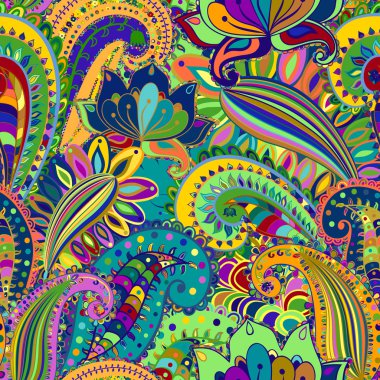 Sorunsuz süsleme etnik köken. 