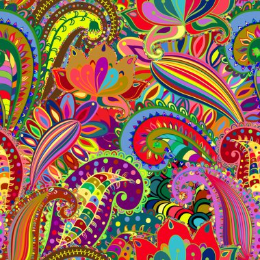 Sorunsuz süsleme etnik köken. 