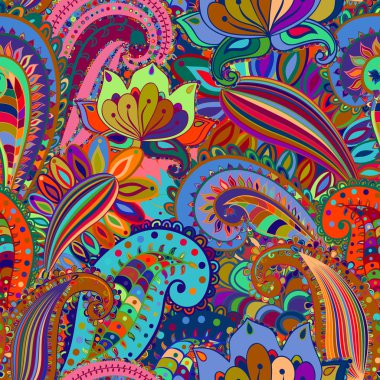 Sorunsuz süsleme etnik köken. 